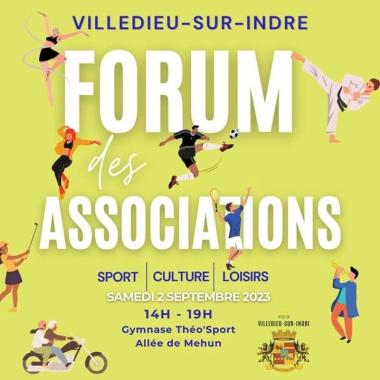 Forum des associations de Villedieu sur Indre, Rendez vous au gymnase à partir de 14h 🏌‍♀️🏌