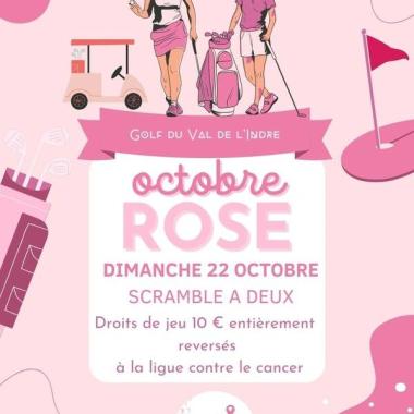 🎀 Opération Octobre Rose 🎀 l'ASGCVI et le @golfduvaldelindre organisent une compétition caritative le dimanche 22 octobre prochain, pour laquelle les droits de jeu (10€) seront entièrement reversés à la @liguecontrelecancer. La formule est en scramble à 2, la dotation et le cocktail seront offerts par la direction du golf et le buffet du trou 10 par les établissements @leclerc.capsud Toutes les infos sur le site asgcvi.com #as_golfclubduvaldelindre #asgcvi #villedieusurindre #chateaurouxmetropole #indre #octobrerose #liguecontrelecancer